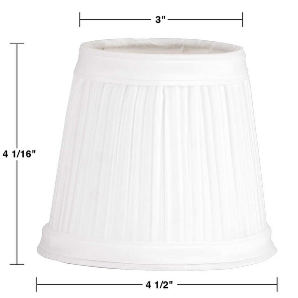 Renovators Supply 6 Fabric Lamp Shade 4 1 16 Mini Clip On